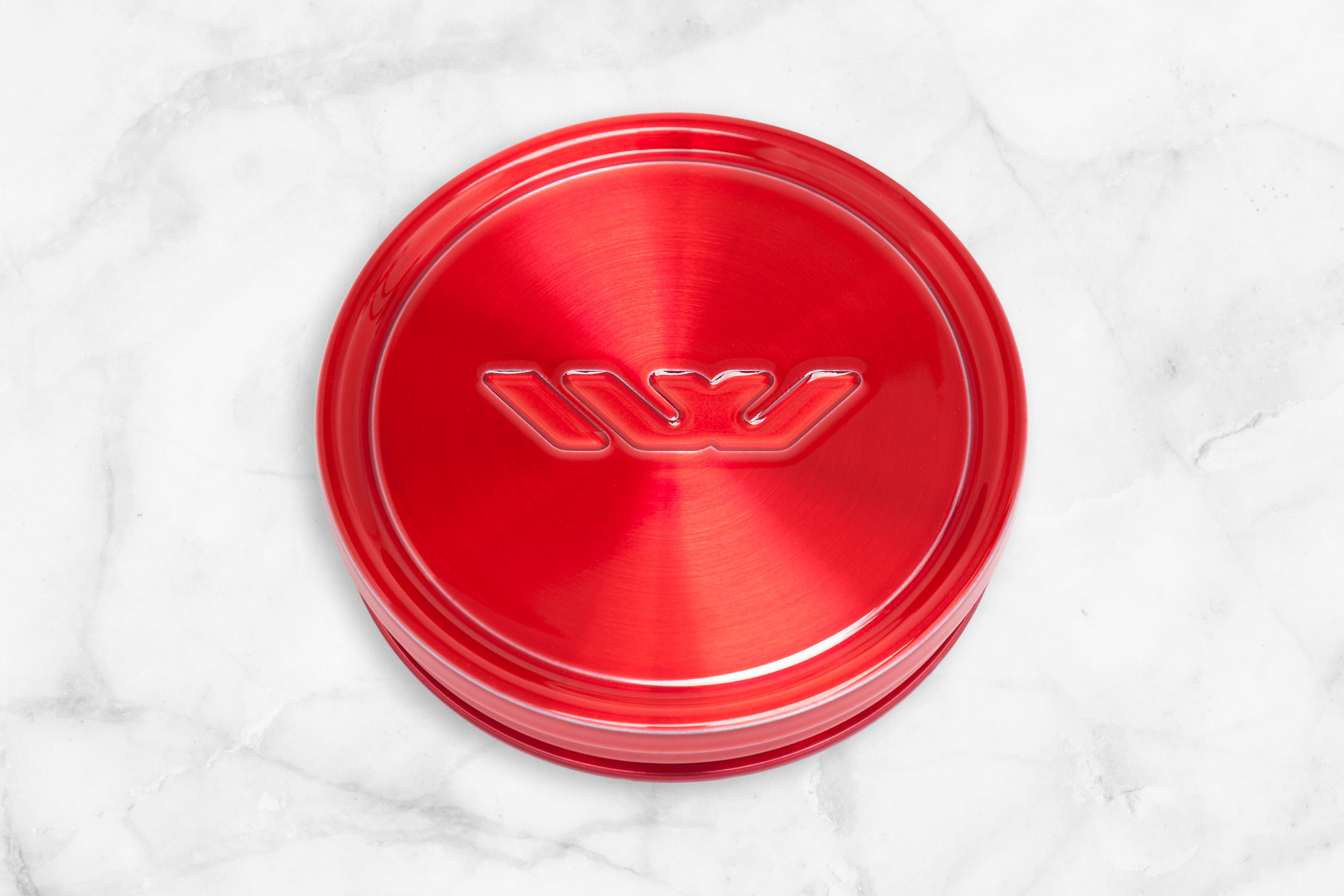 CANDY RED GLOSS TRANSPARENT BRUSHED